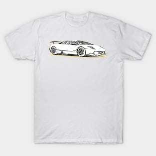 Aventador SV Wireframe T-Shirt